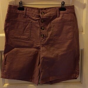 Lee purple button fly shorts 💜 10